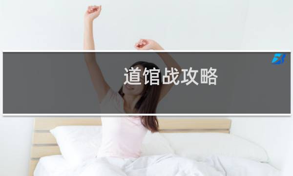 道馆战攻略