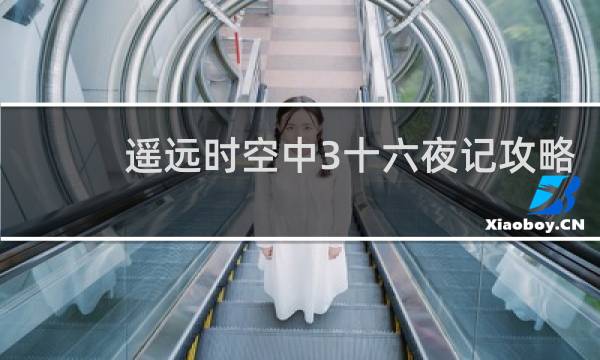 遥远时空中3十六夜记攻略