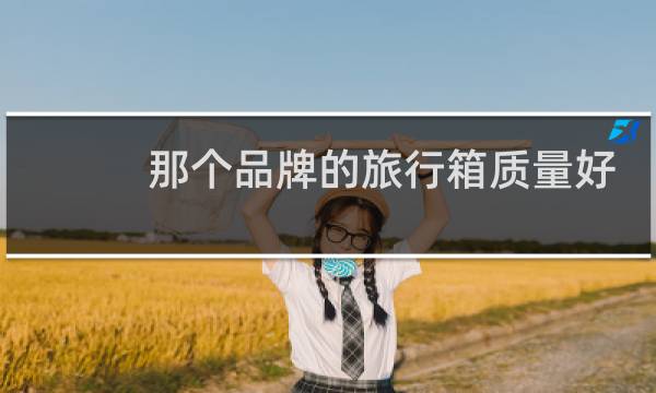 那个品牌的旅行箱质量好