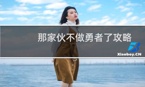 那家伙不做勇者了攻略