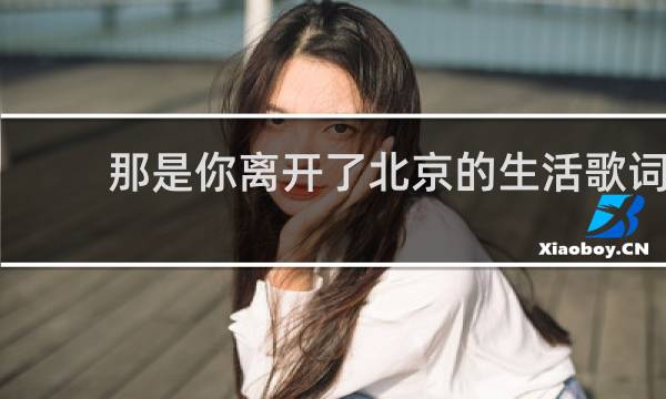 那是你离开了北京的生活歌词