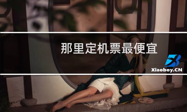 那里定机票最便宜
