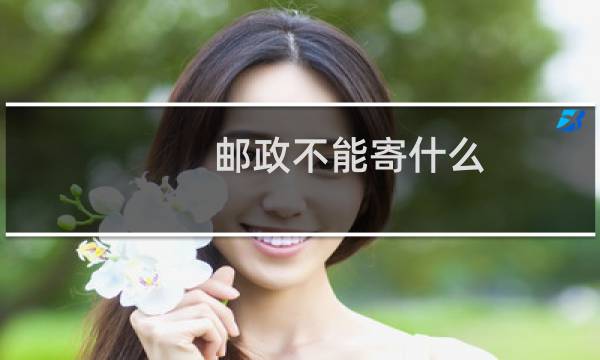 邮政不能寄什么