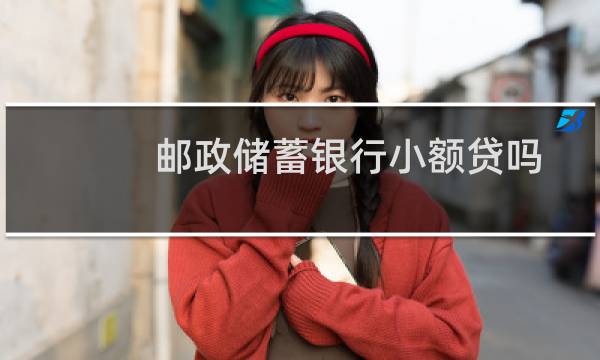 邮政储蓄银行小额贷吗 款