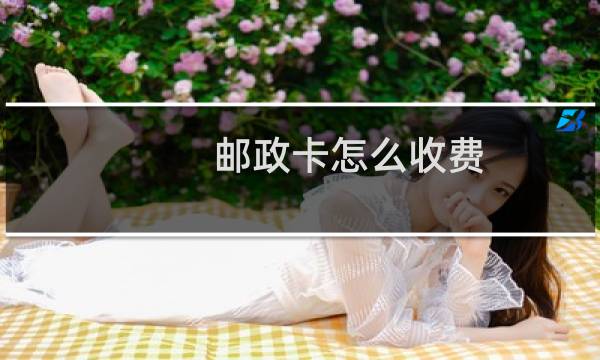 邮政卡怎么收费
