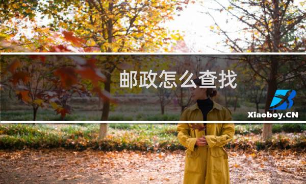邮政怎么查找