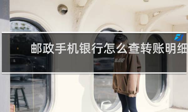 邮政手机银行怎么查转账明细
