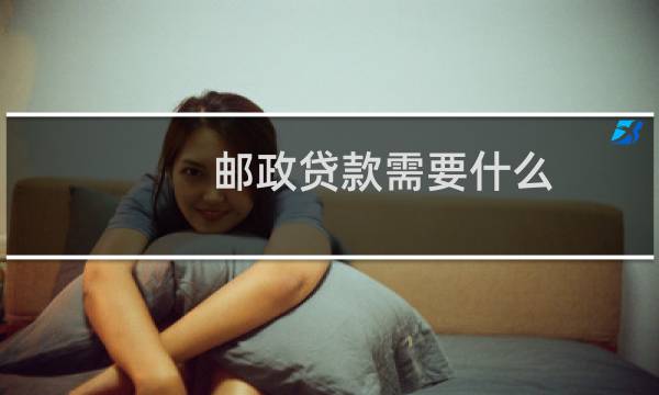 邮政贷款需要什么