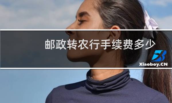 邮政转农行手续费多少