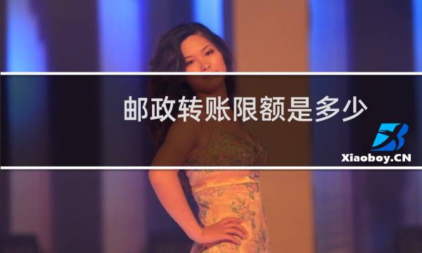 邮政转账限额是多少