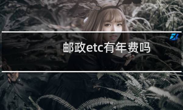 邮政etc有年费吗