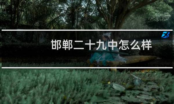 邯郸二十九中怎么样
