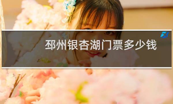 邳州银杏湖门票多少钱