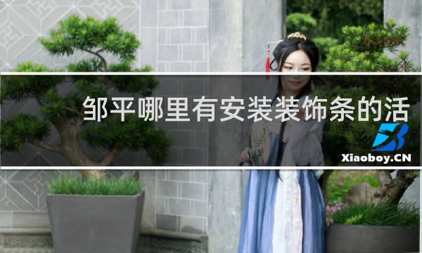 邹平哪里有安装装饰条的活