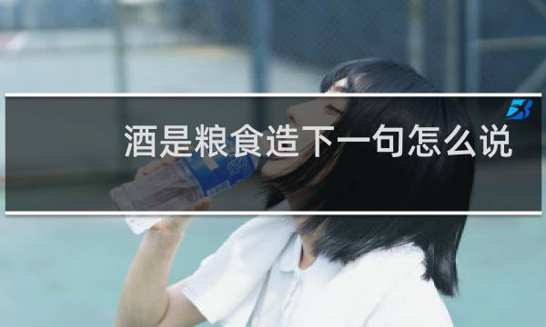 酒是粮食造下一句怎么说
