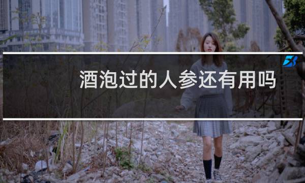 酒泡过的人参还有用吗