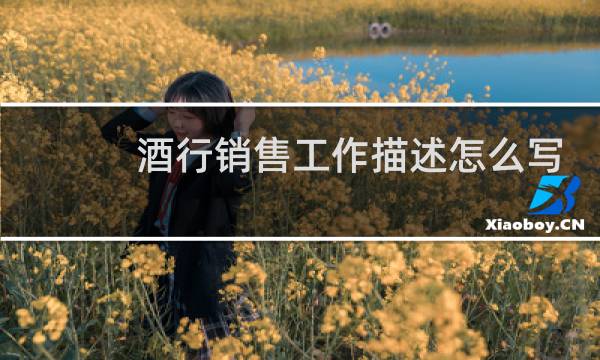 酒行销售工作描述怎么写