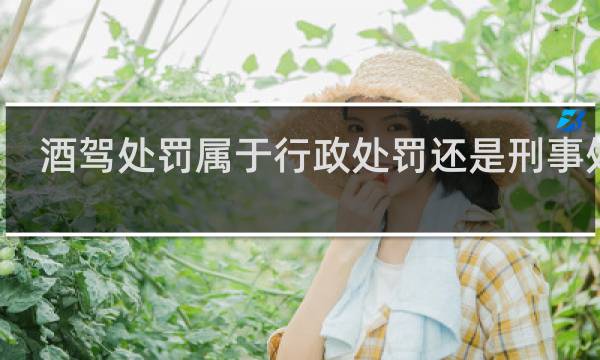 酒驾处罚属于行政处罚还是刑事处罚