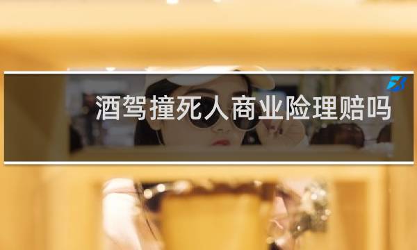 酒驾撞死人商业险理赔吗