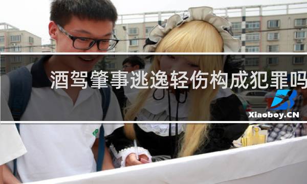 酒驾肇事逃逸轻伤构成犯罪吗
