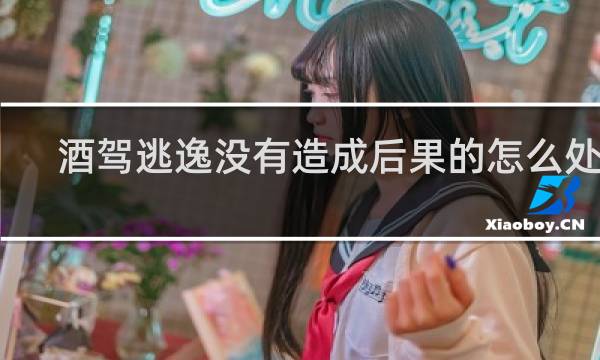 酒驾逃逸没有造成后果的怎么处理