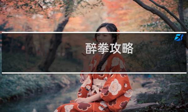 醉拳攻略