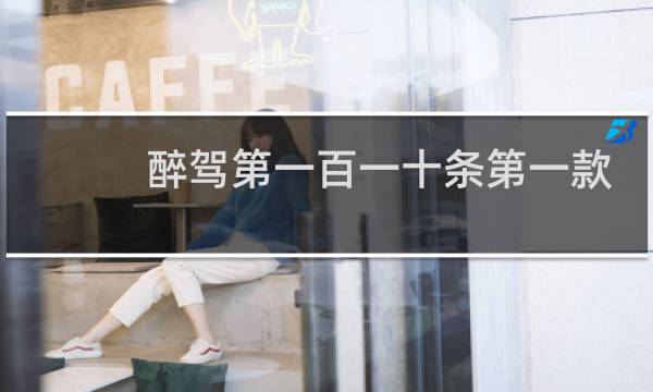 醉驾第一百一十条第一款