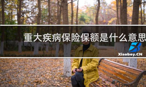 重大疾病保险保额是什么意思