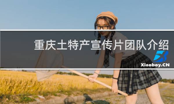 重庆土特产宣传片团队介绍