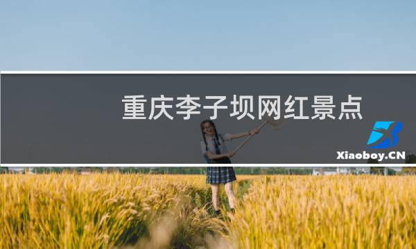 重慶李子壩網(wǎng)紅景點(diǎn)