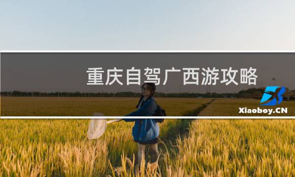 重庆自驾广西游攻略