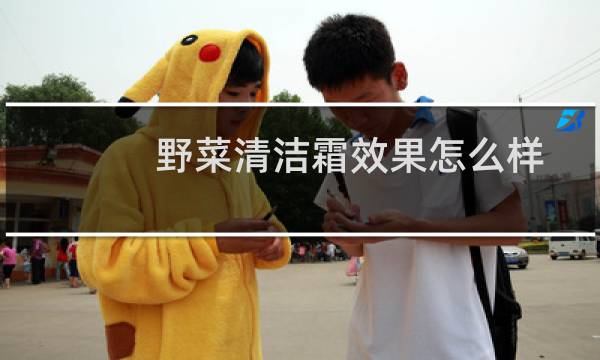 野菜清洁霜效果怎么样