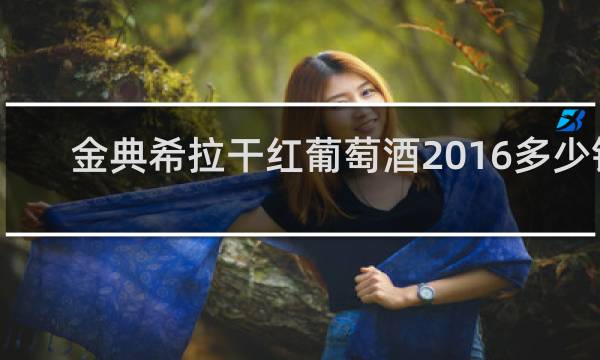 金典希拉干红葡萄酒2016多少钱