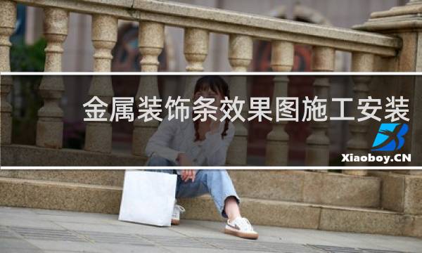 金属装饰条效果图施工安装