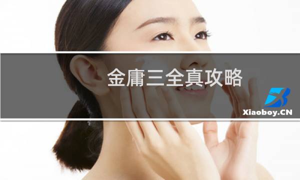 金庸三全真攻略