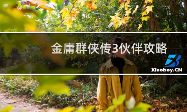 金庸群侠传3伙伴攻略