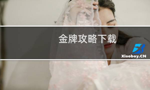 金牌攻略下载