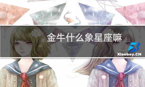 金牛什么象星座嘛