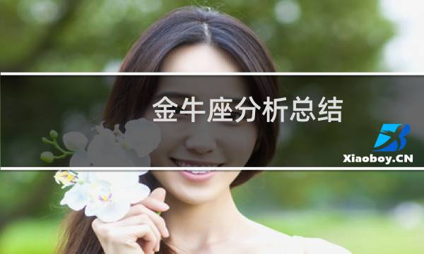 金牛座分析总结