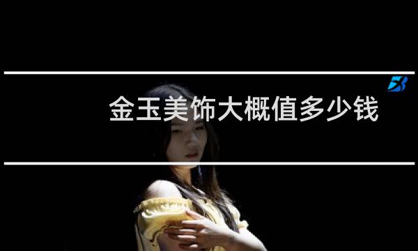 金玉美饰大概值多少钱