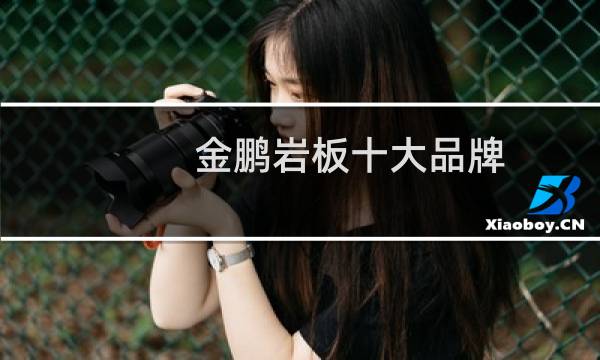 金鹏岩板十大品牌