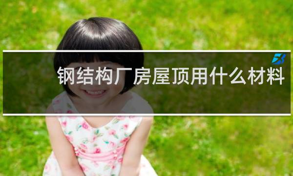 钢结构厂房屋顶用什么材料