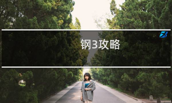 钢3攻略