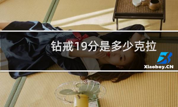 钻戒19分是多少克拉