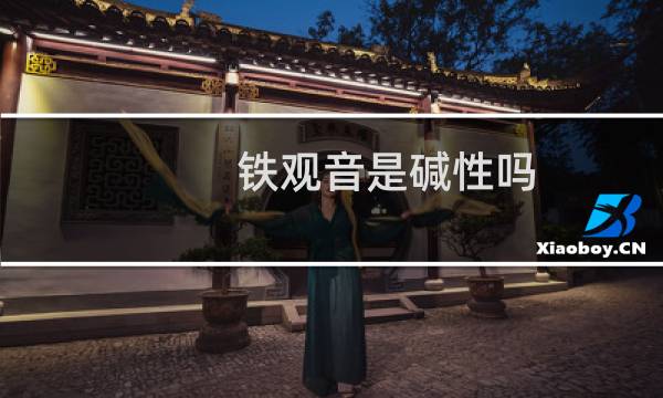 铁观音是碱性吗
