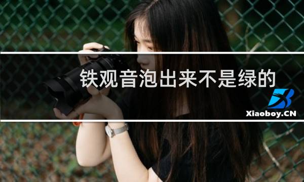 铁观音泡出来不是绿的