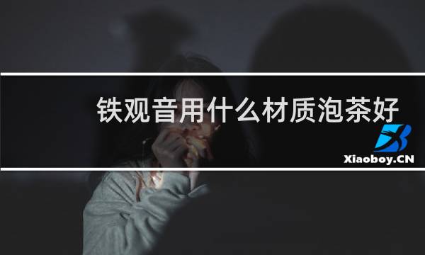 铁观音用什么材质泡茶好