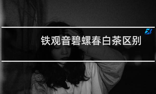 铁观音碧螺春白茶区别