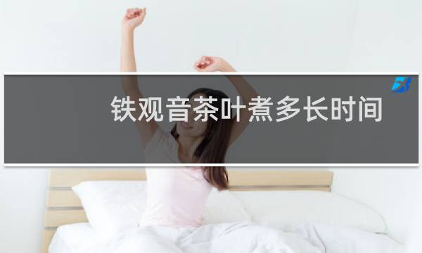 铁观音茶叶煮多长时间