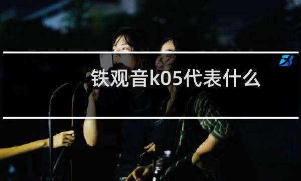 铁观音k05代表什么